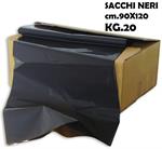 Nec Sacchi Spazzatura Polietilene Neri Cm.90x120 Kg.20