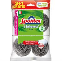 Spontex Spugne Acciaio Spirenett Pz.4