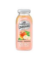 San Benedetto Succoso Zero Pesca-Banana Bar Ml.200 Pz.6