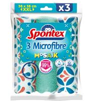 Spontex Panni Microfibre Mosaik Pz.3
