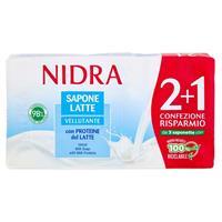 Nidra Saponetta Latte Idratante 3 Per Gr.90