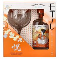 Etsu Gin Double Orange 43° Cl.70 + Bicchiere