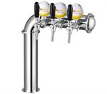 Colonnina Mezzo Ponte Acciaio A 3 Vie Luminosa