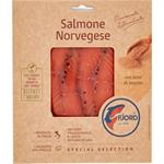 Fjord Salmone Norvegese Taglio Sashimi Con Sesamo Gr.100