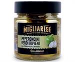 Migliarese Peperoncini Verdi Ripieni Con Formag.Sott'Olio Gr.225