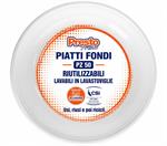 Presto Piatti Fondi Rigidi Riutilizzabili Pz.50