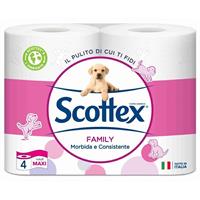Scottex Carta Igienica Family 4 Rotoli