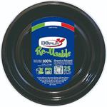 Dopla Piatti Frutta&Dessert Neri Pz.25