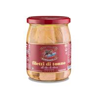 Sardanelli Filetti Tonno 5 Stelle O.Oliva Vetro Gr.540