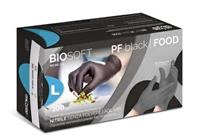 Biosoft Guanti Nitrile Neri Mis.(L) Pz.100